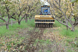 Tractor seeding cover crops