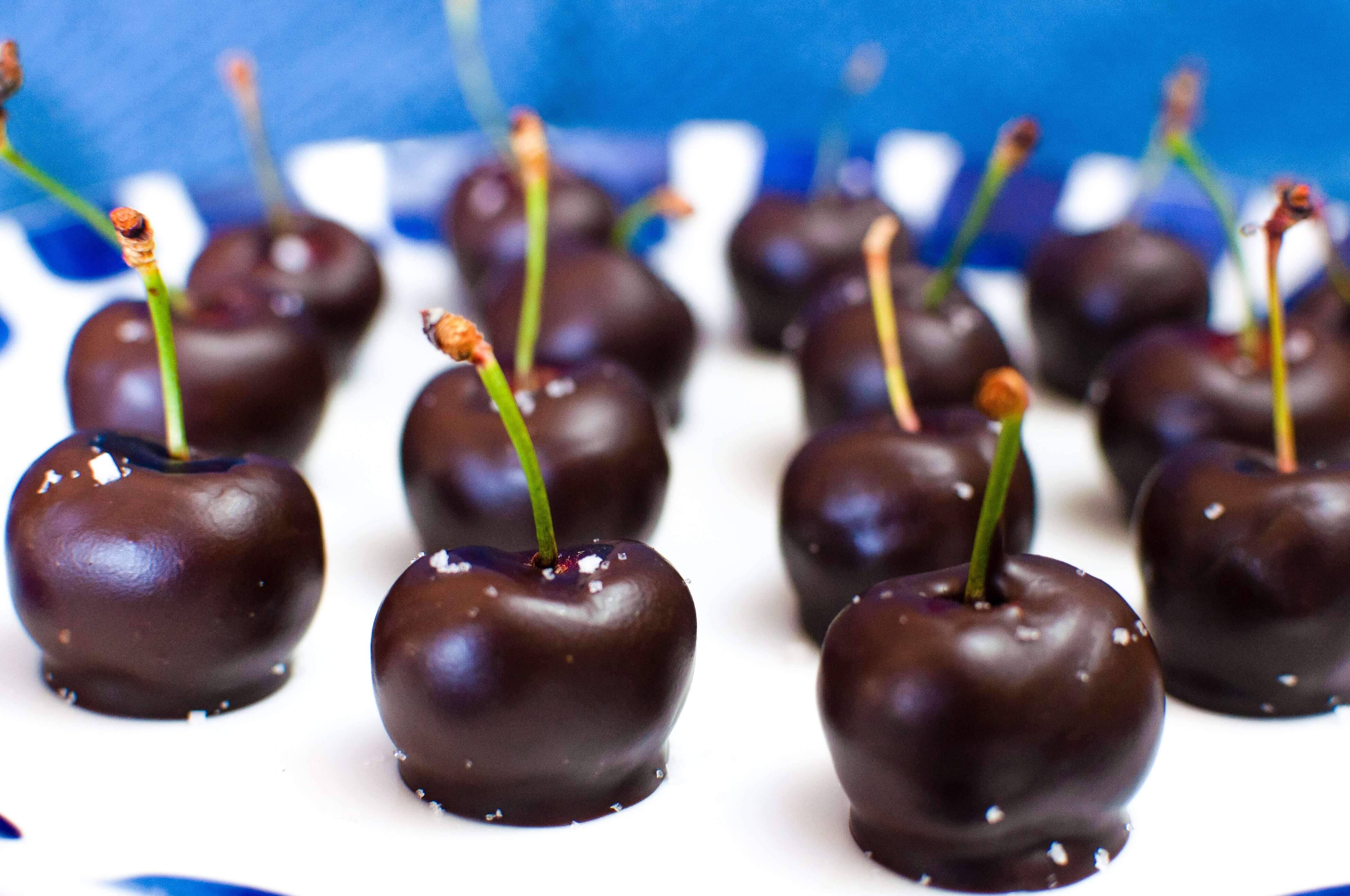 Chocolate Covered Cherries with Sea Salt – Frog Hollow Farm