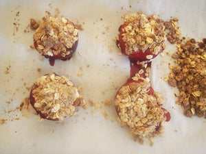 Individual Pluot Crisps (Recipe by Laura Dembowski)