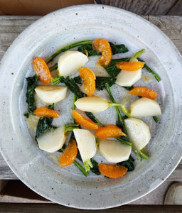 Hakurei Turnips with Organic Mandarins