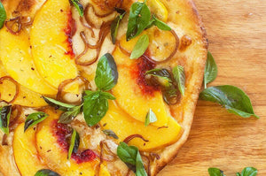 Summer Peach Pizza