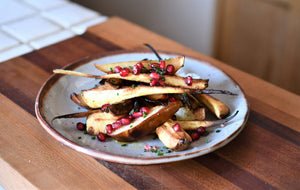 Oven Roasted Warren Pears and Parsnips