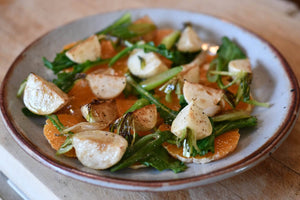 Sautéed Turnips with Tangerines