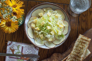 Shaved Apple & Fennel Salad with Swiss