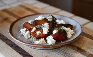 Charred Flavor Kings with Goat Cheese