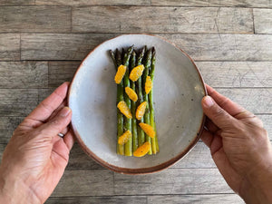 Pan Roasted Asparagus with Mandarins