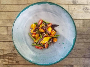 Peach Salad (featuring French Gray Shallot)