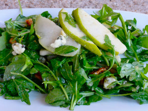 Warm Spinach and Pear Salad