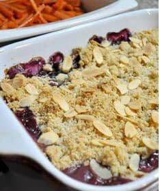 Chez Panisse's Warren Pear and Huckleberry Crisp