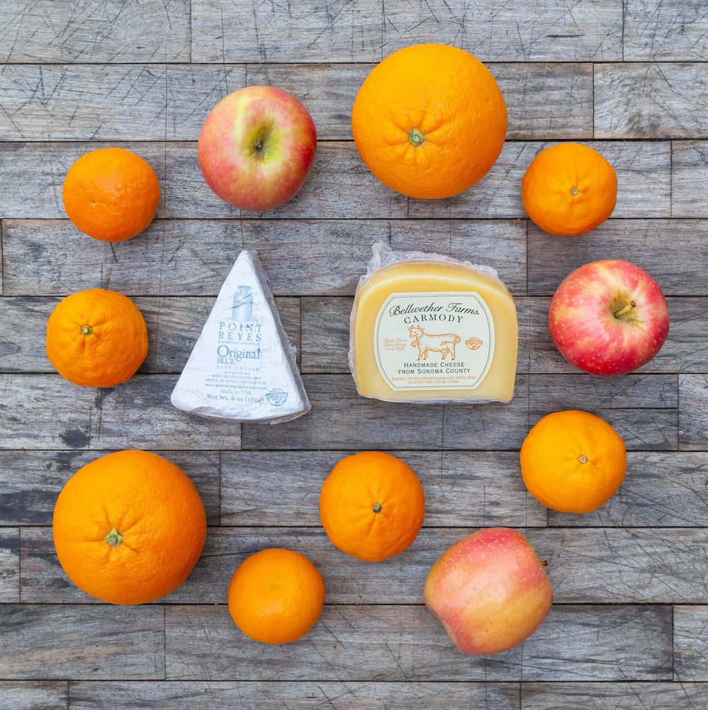 Mixed Fruit & Cheese Box (Holiday Collection) Frog Hollow Farm