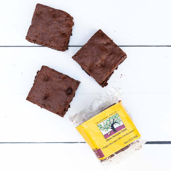 Triple Chocolate Olive Oil Brownies – Frog Hollow Farm