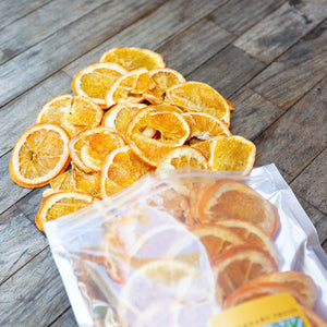 Organic Dried Orange Chips