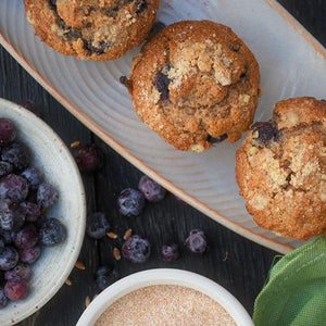 Blueberry WheatHeart Muffins